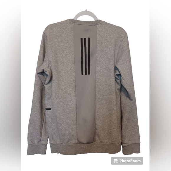 Adidas Crewneck Side Zip Sweatshirt Size Small - Picture 2 of 7